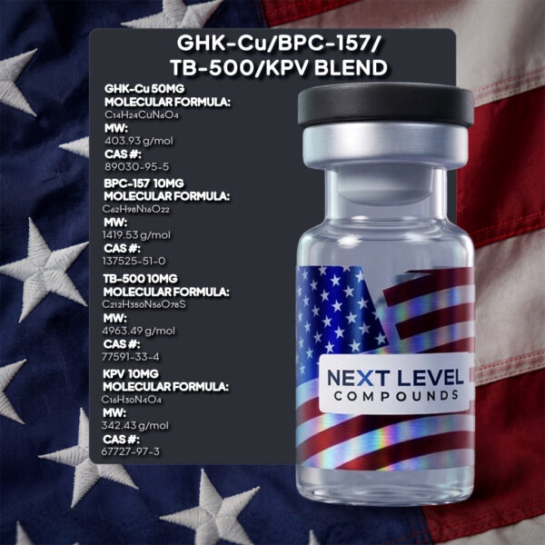 KLOW – GHK-Cu/BPC-157/TB-500/KPV BLEND